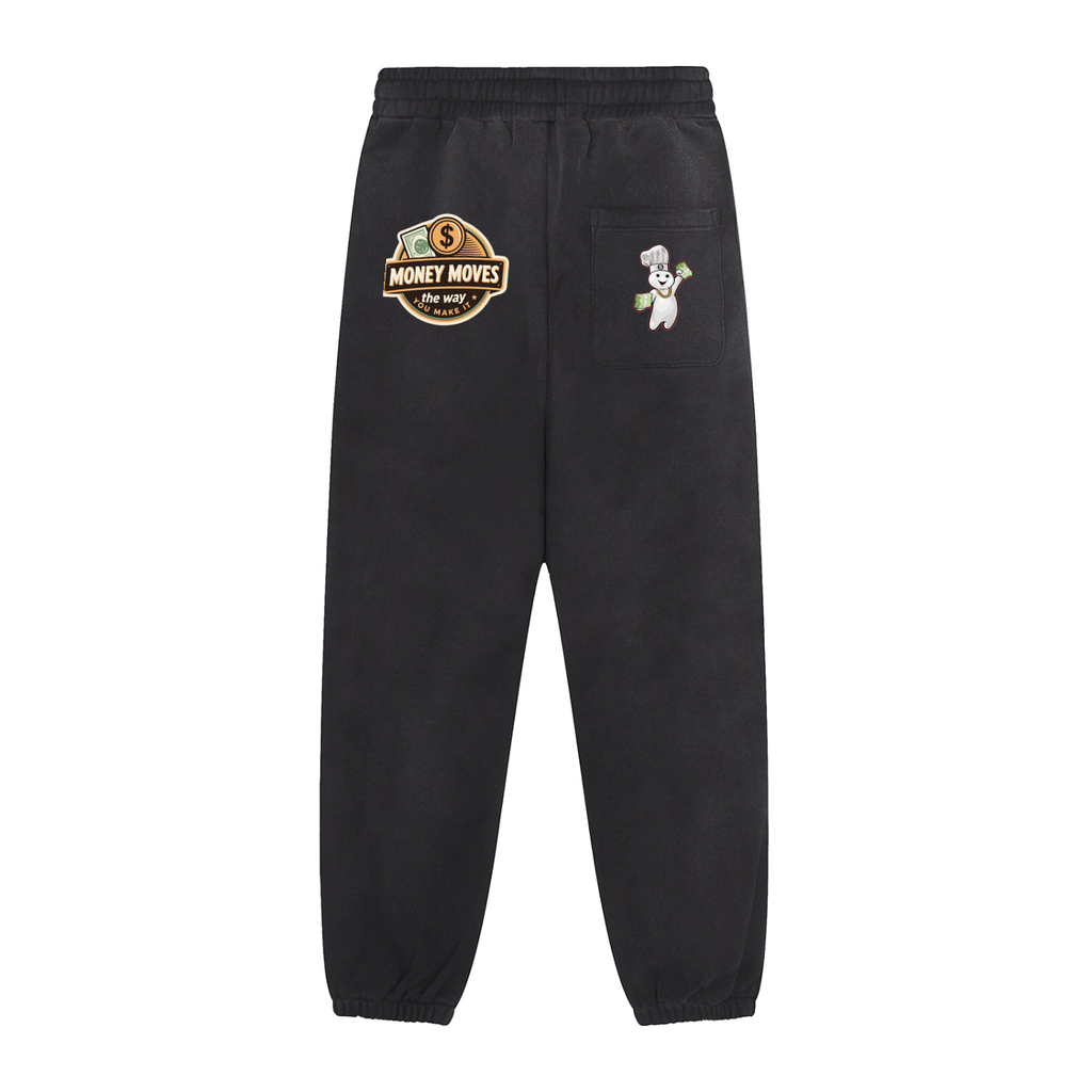 Sun Fade Contrast Tape Fleece Jogged Sweatpants